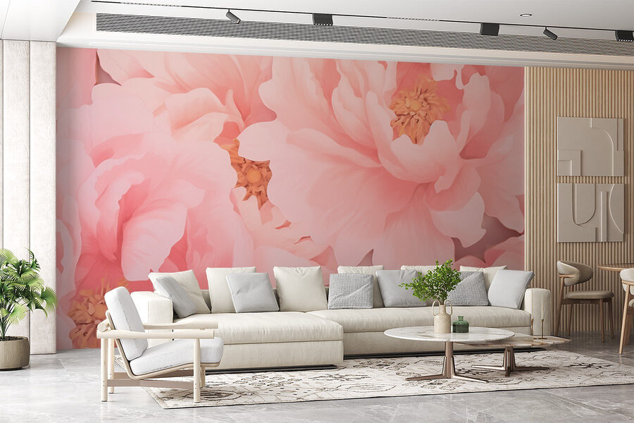 Soft petals in gentle hues.