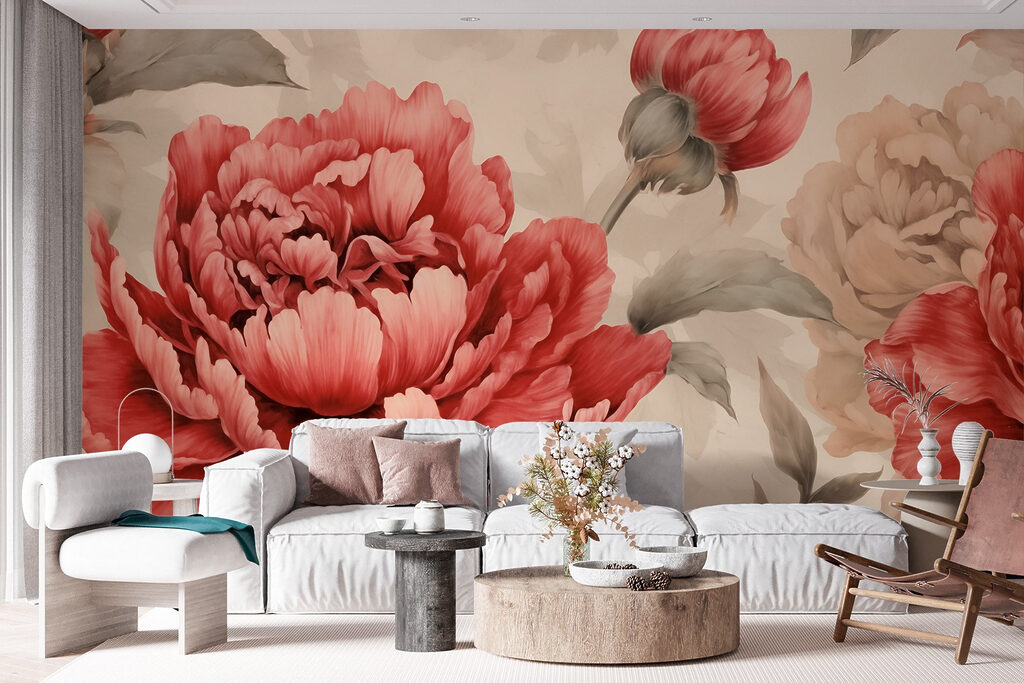 Lush blooms in soft hues Lush blooms in soft hues