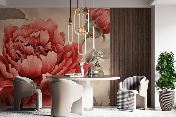 Lush blooms in soft hues Lush blooms in soft hues
