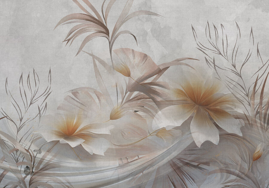 Elegant floral design with soft hues