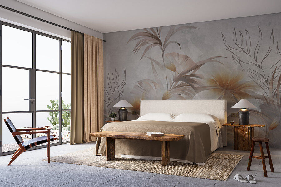 Elegant floral design with soft hues