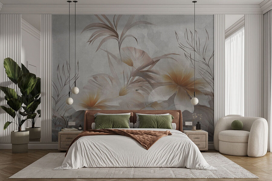 Elegant floral design with soft hues