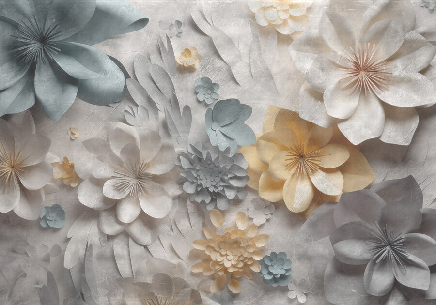 Group of paper flowers