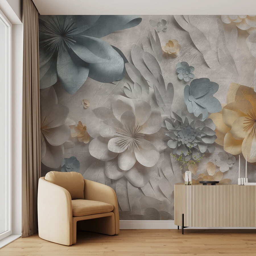 Group of paper flowers