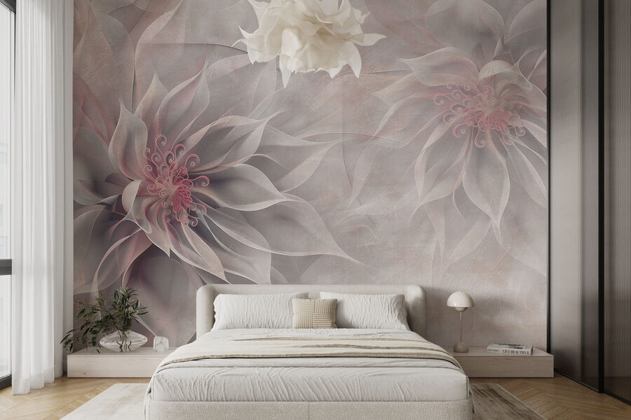 Delicate petals in soft hues