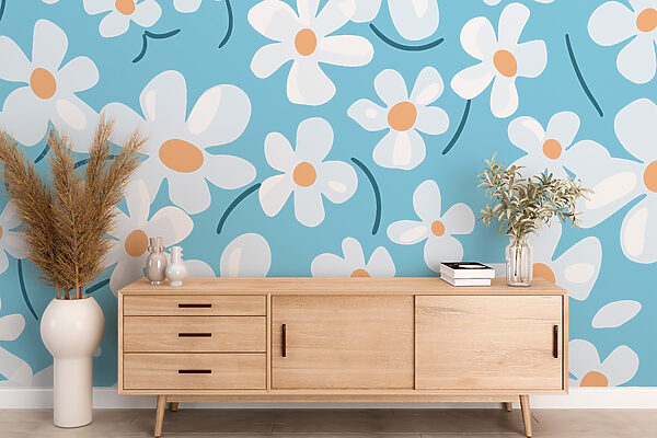 Pattern of white flowers w02216pih583mr 600x400 - Pattern of white flowers