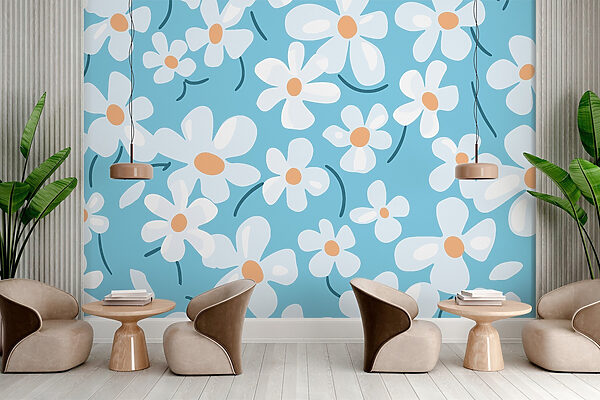 Pattern of white flowers w02216piz1r 600x400 - Pattern of white flowers