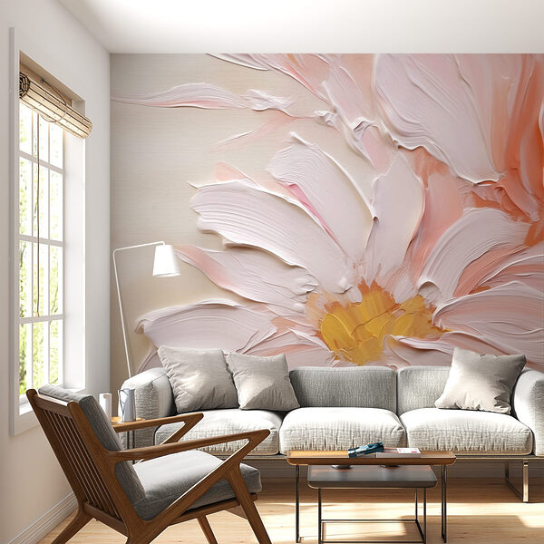 Wall murals Painting of a flower (SKU: w02228) Wall murals Wall murals Painting of a flower (SKU: w02228)