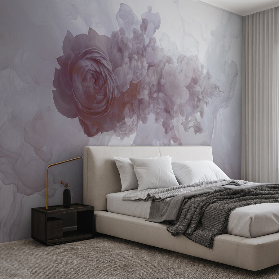 Wall murals Flower in water