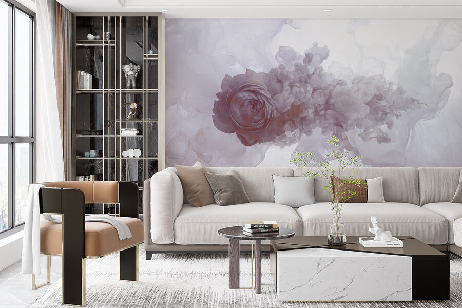 Wall murals Flower in water - Image 3
