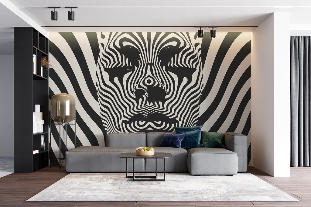 Black and white image of a person's face