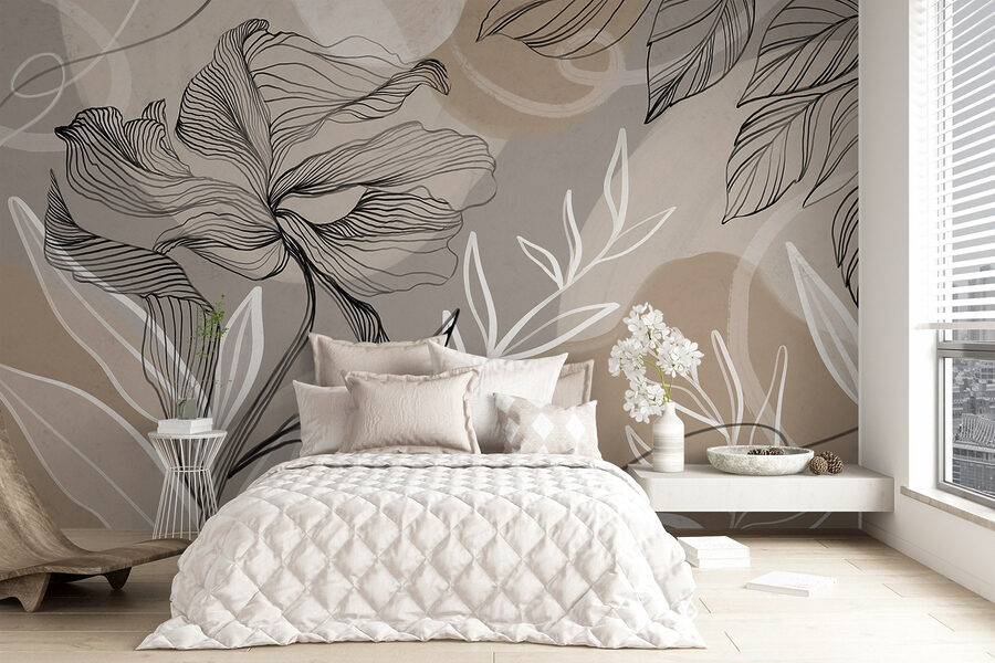Flowing lines and organic shapes combine Flowing lines and organic shapes combine