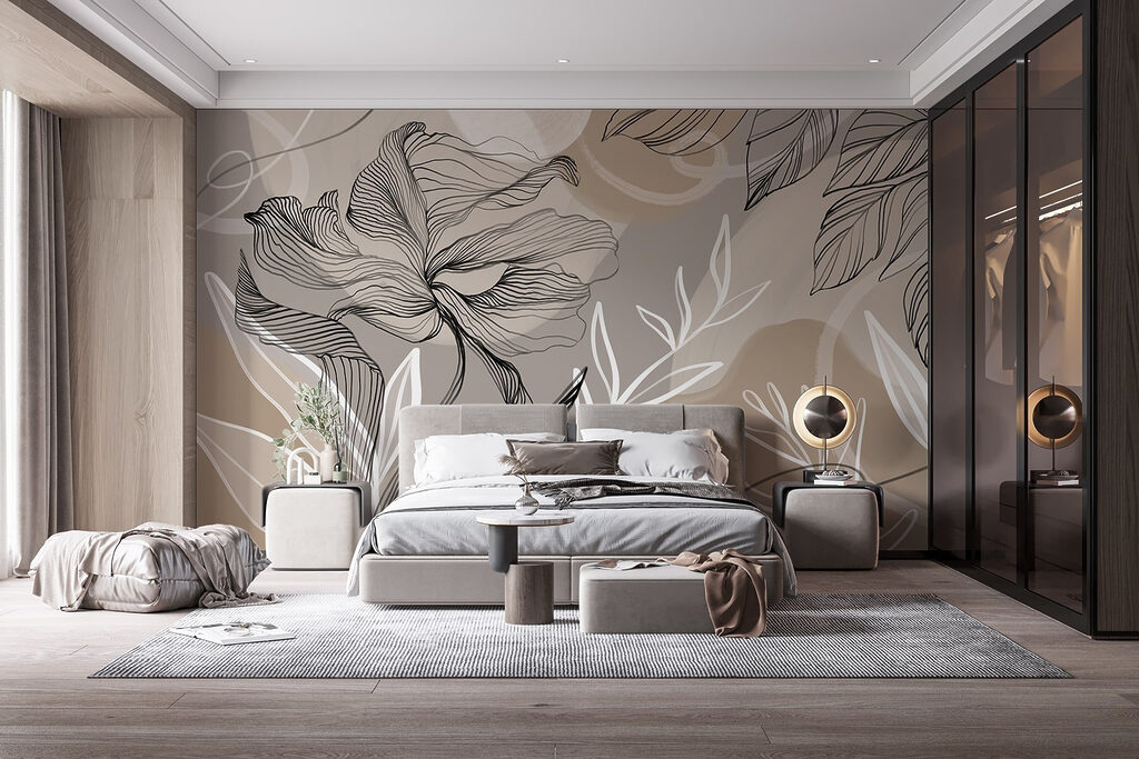 Flowing lines and organic shapes combine Flowing lines and organic shapes combine