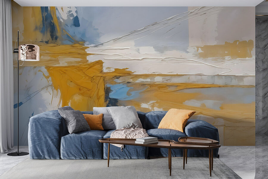 Wall murals Painting of a colorful painting - Image 2