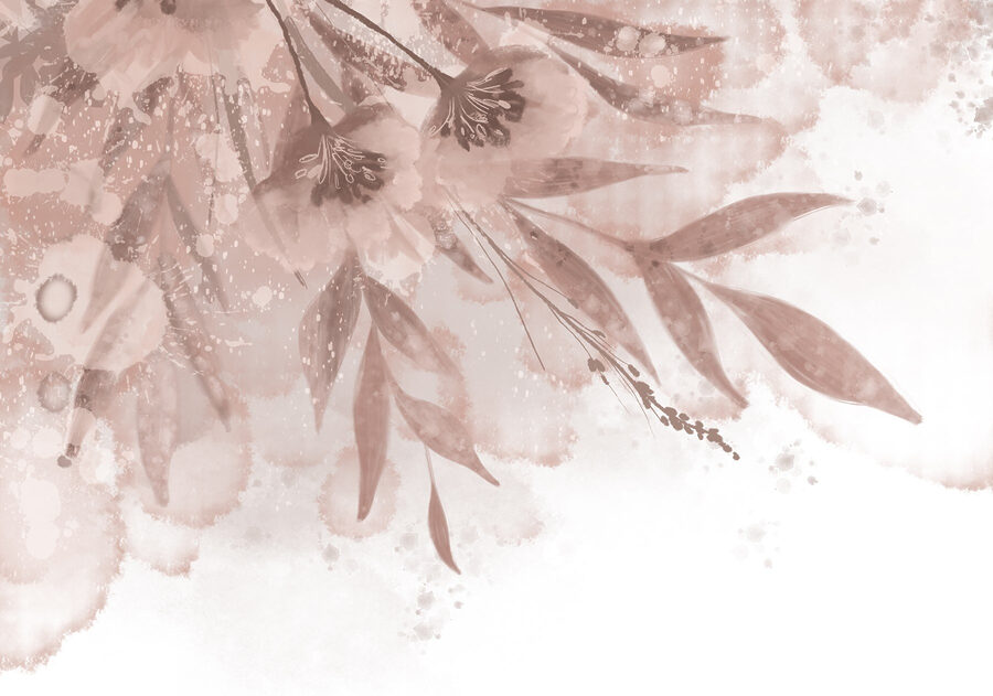 Soft florals in pastel hues.