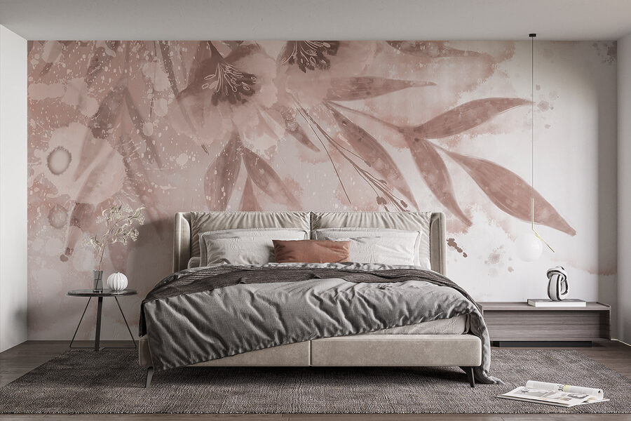 Soft florals in pastel hues.