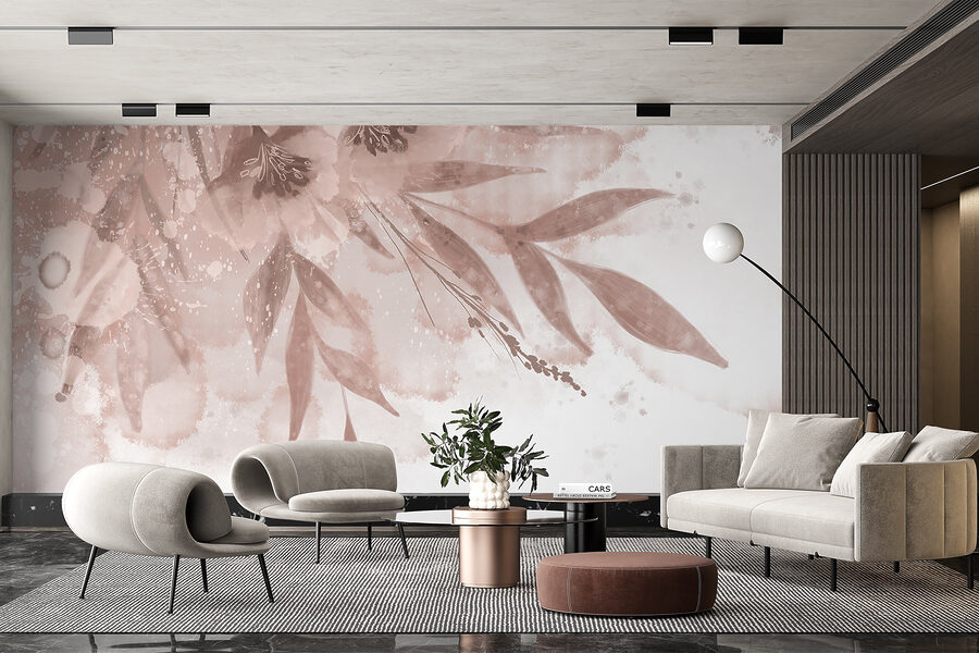 Soft florals in pastel hues.