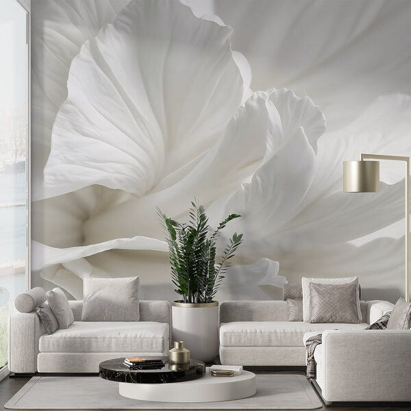 Delicate petals in soft embrace Delicate petals in soft embrace