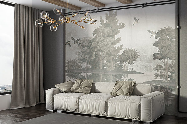 Birds flying over trees Birds flying over trees