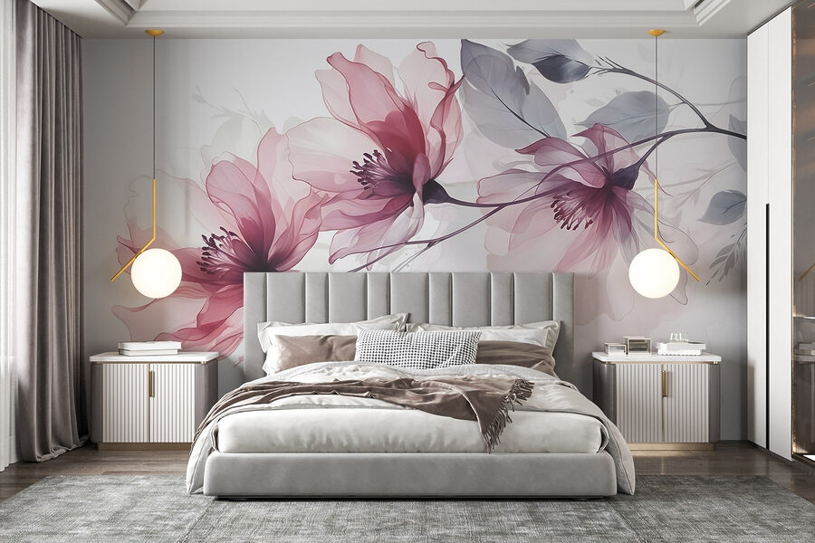 Delicate blooms in soft hues Delicate blooms in soft hues