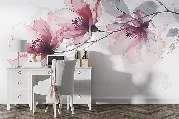 Delicate blooms in soft hues Delicate blooms in soft hues