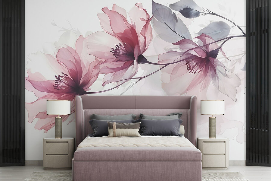 Delicate blooms in soft hues Delicate blooms in soft hues