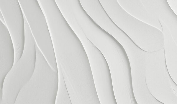 White surface with wavy lines White surface with wavy lines