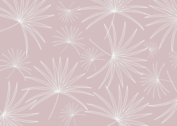 Pattern of white leaves Pattern of white leaves