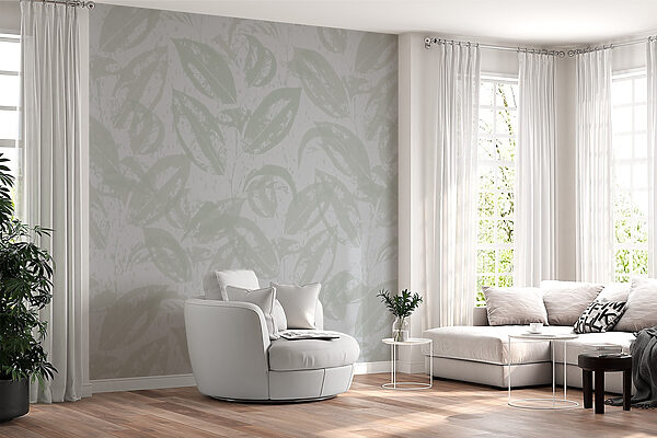 Pattern of leaves on a white background Pattern of leaves on a white background