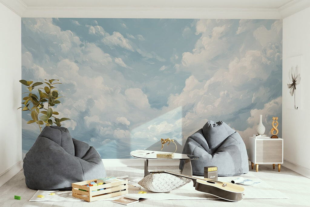 Blue sky with clouds Blue sky with clouds