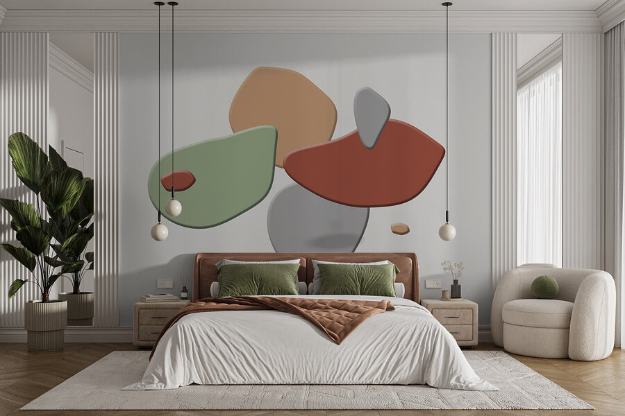 Group of colorful shapes