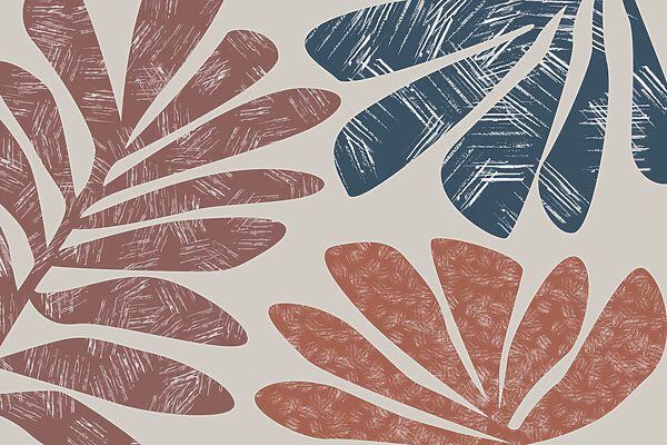 Bold leaves in warm hues. Bold leaves in warm hues.