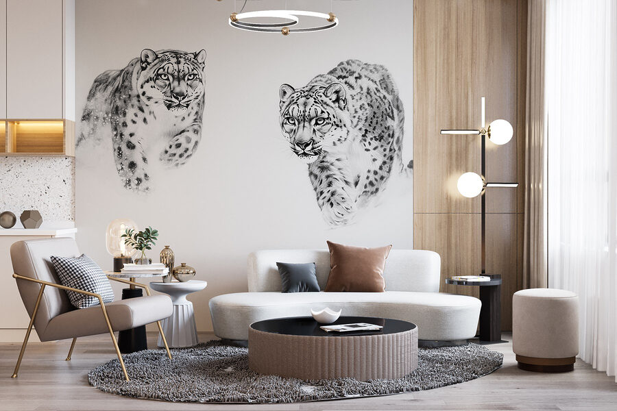Couple of cheetahs running Couple of cheetahs running