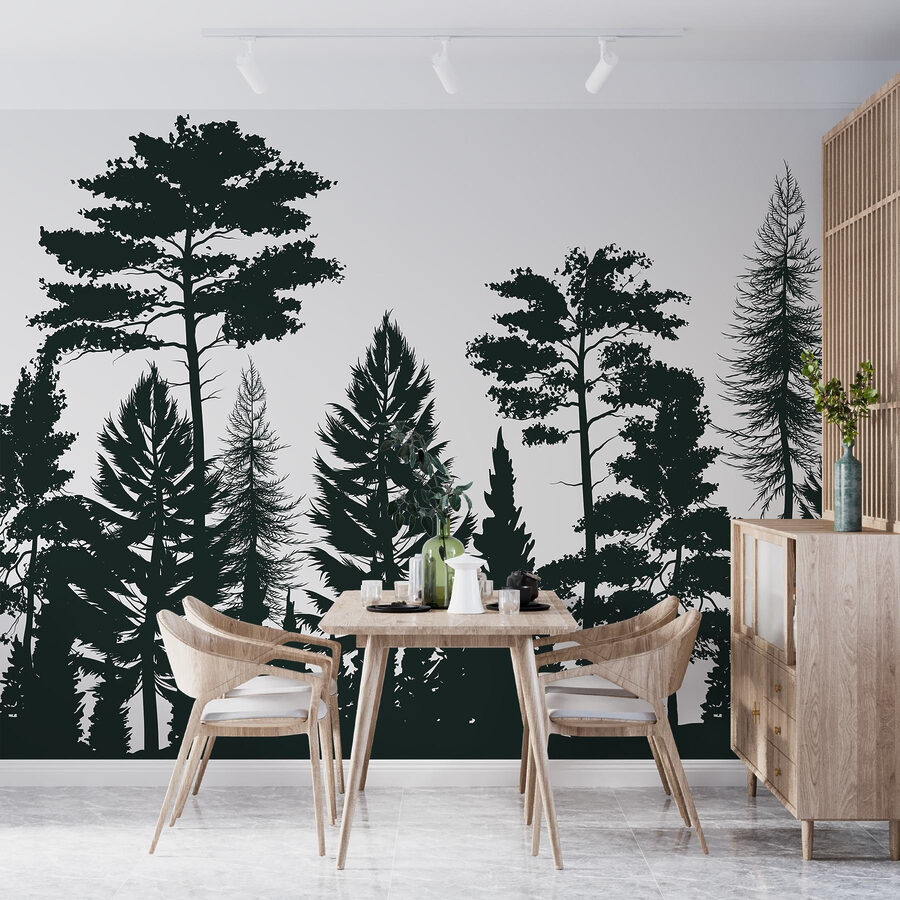 Wall murals Group of trees in a forest - Image 2