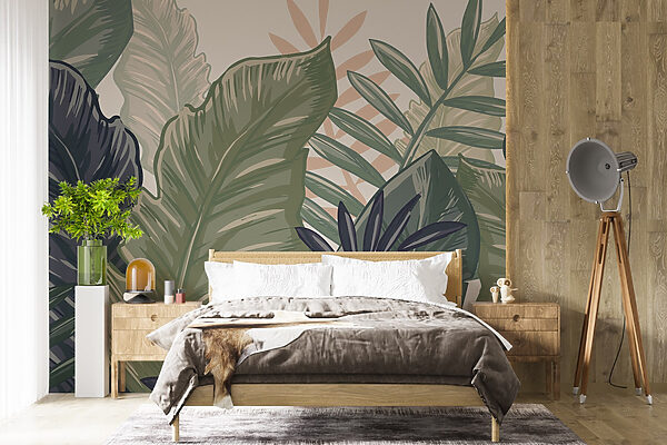 Lush foliage in calming tones Lush foliage in calming tones