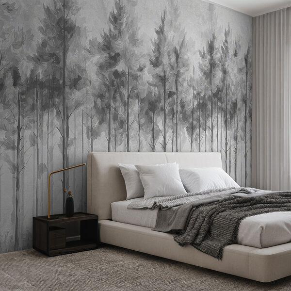 Wall murals Group of trees in a forest (SKU: w02005) Wall murals Wall murals Group of trees in a forest (SKU: w02005)
