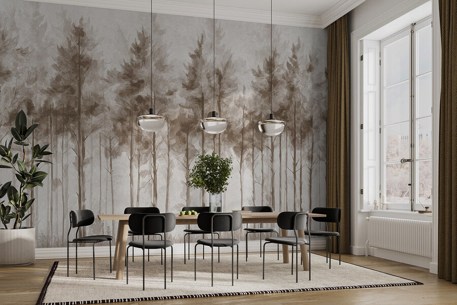 Wall murals Group of trees in a forest - Image 3