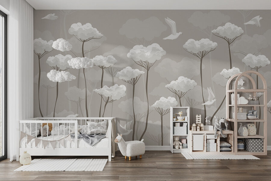 Wall murals Birds flying in the sky - Image 2
