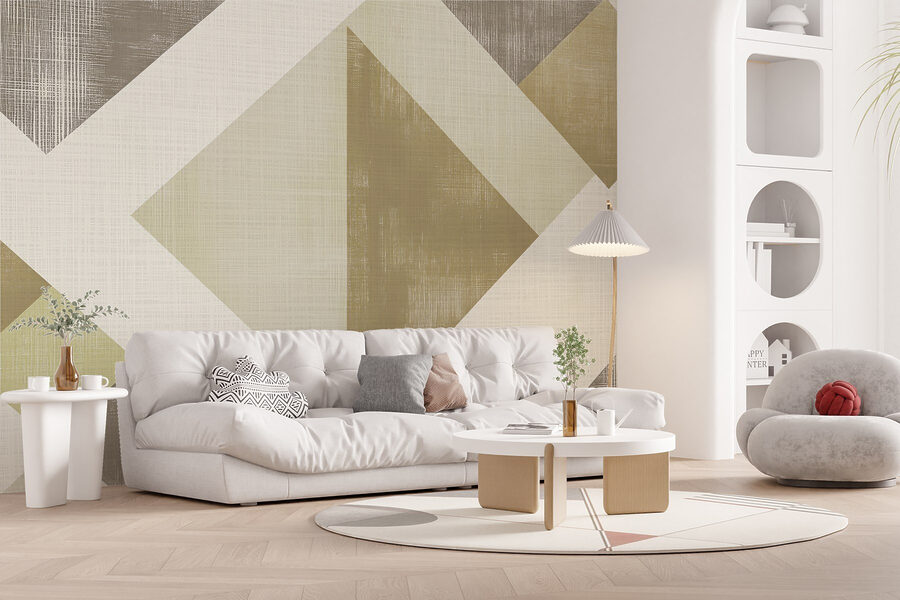 Wall murals Abstract geometric shapes and textures. - Image 2