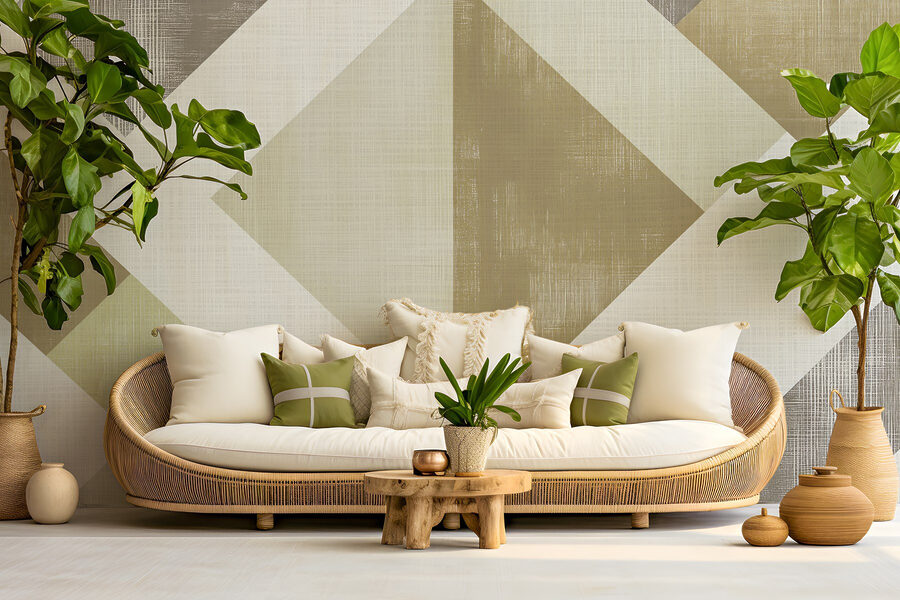 Wall murals Abstract geometric shapes and textures. - Image 3