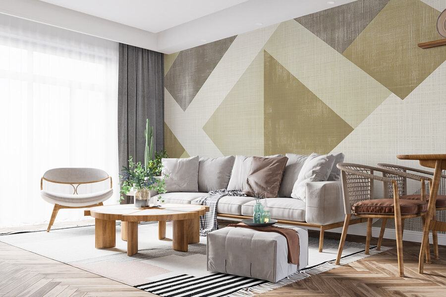 Wall murals Abstract geometric shapes and textures. - Image 4