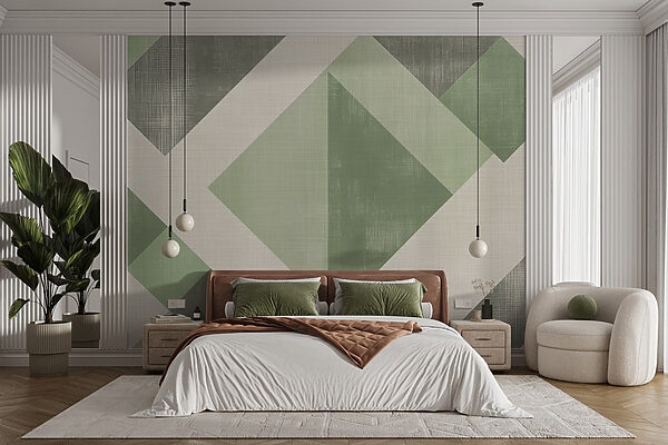 Green and white geometric pattern w02341v2pib5r 600x400 - Green and white geometric pattern