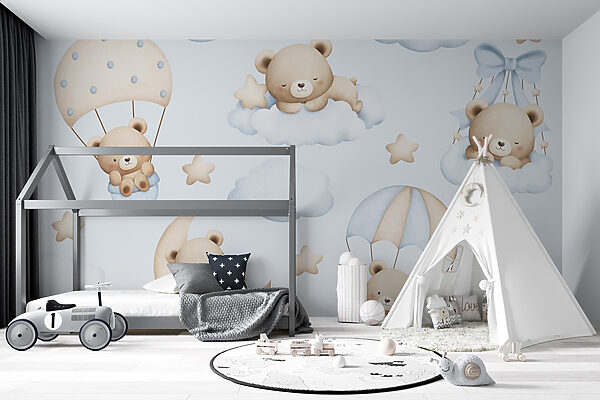 Seamless pattern of teddy bears Seamless pattern of teddy bears