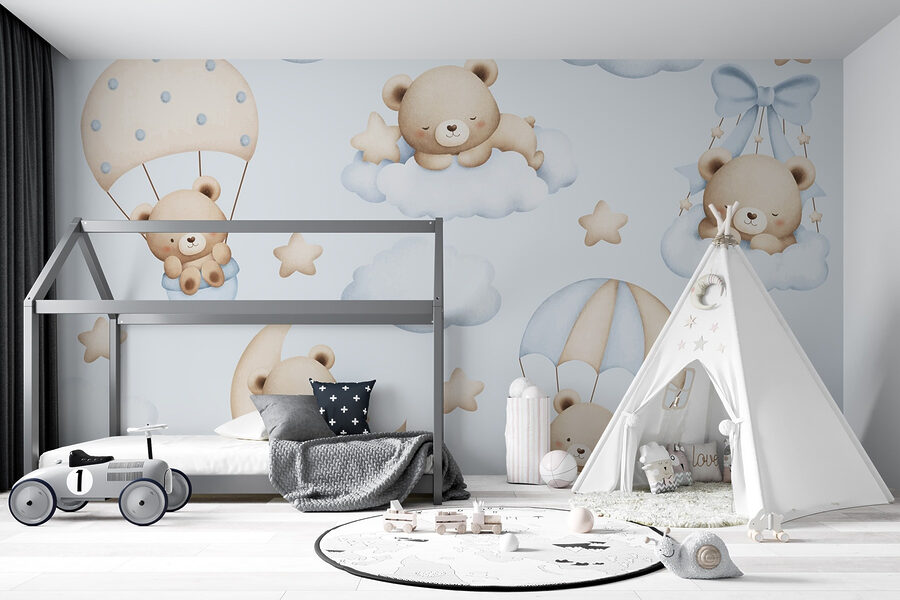 Seamless pattern of teddy bears Seamless pattern of teddy bears