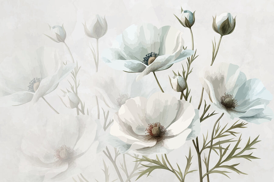 Group of white flowers