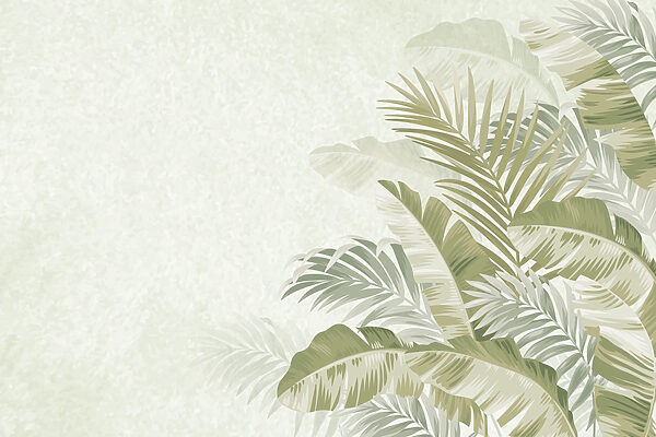 Calm tropical foliage background design Calm tropical foliage background design