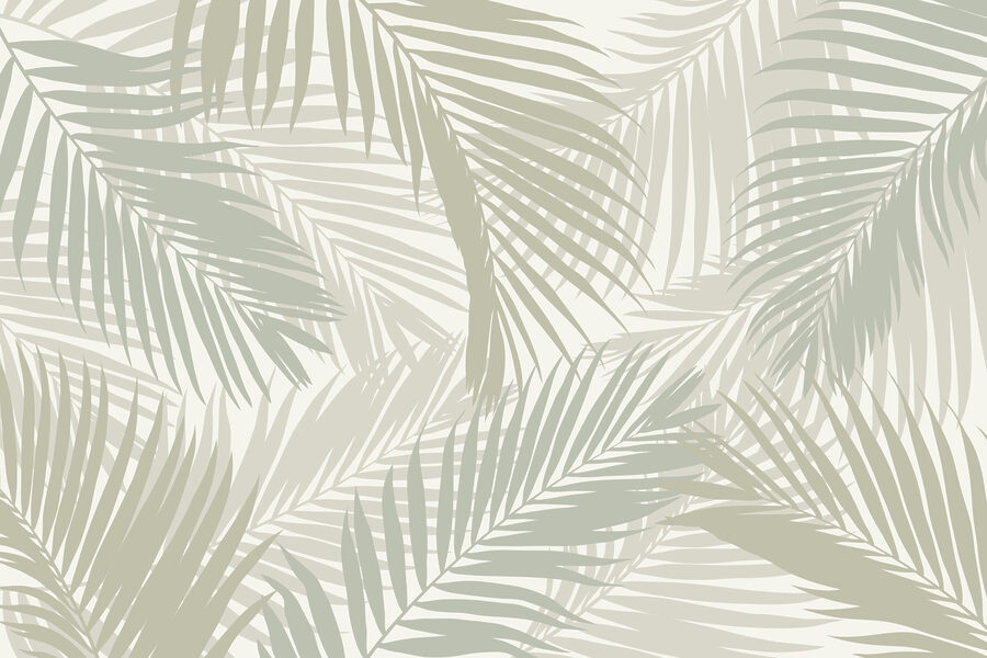 Pattern of leaves on a white background Pattern of leaves on a white background