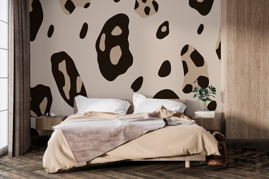 Wall murals Abstract animal print pattern design.