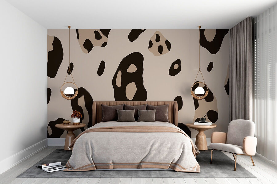 Wall murals Abstract animal print pattern design. - Image 2