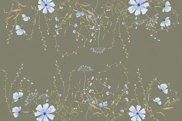 Pattern of flowers and plants Pattern of flowers and plants
